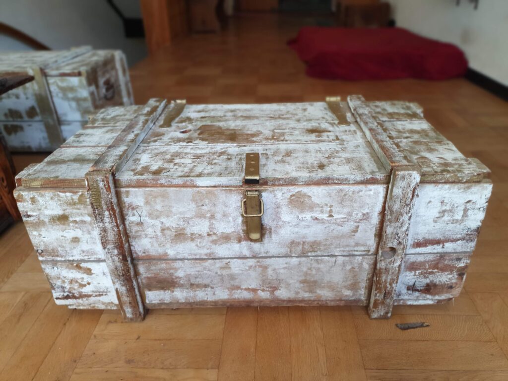 Sitzgelegenheit und Stauraum zugleich